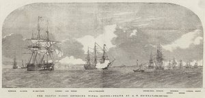 The Baltic Fleet entering Winga Sound